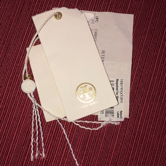 NWT Tory Burch Floral Tote Bag -Dark Green Leather - Picture 13 of 16